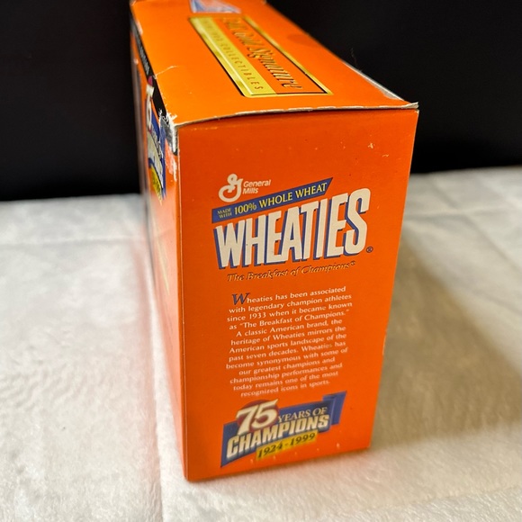 VTG Wheaties 75th Collectibles CAL RIPKEN JR 24k Gold Signature Mini Box w/COA - Picture 4 of 7